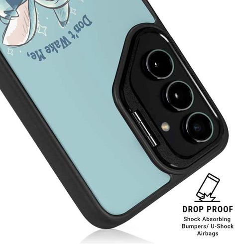 Disney Lilo and Stitch Dont Wake Me I Bite Galaxy S25 Ultra Kickstand Case